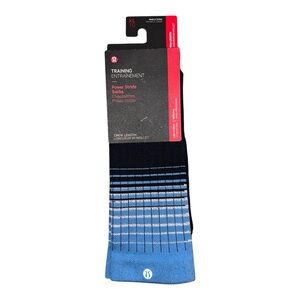 Lululemon Men’s Power Stride Crew Socks XL 12.5–14 POTS Performance Fit